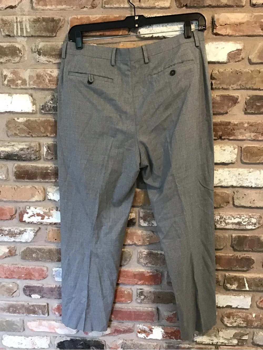 Banana Republic Gray Men's Dress Trousers - Tailored Fit 35X32